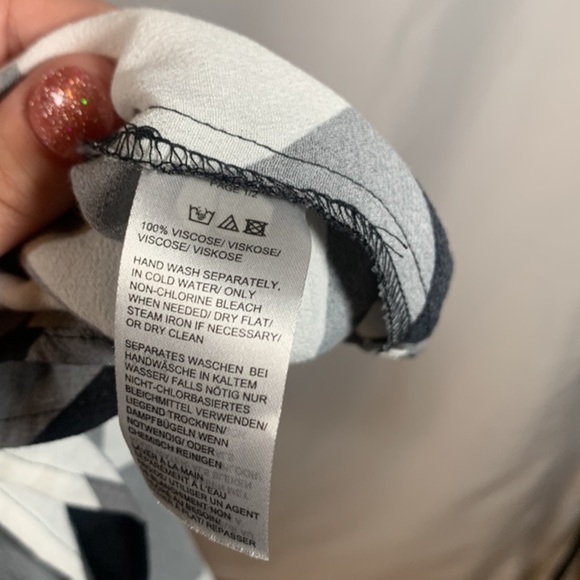 Lord & Taylor Black & White Checkered Tank Top - Picture 6 of 6